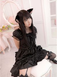 [enako] [enacat black] black silk cat girl(16)